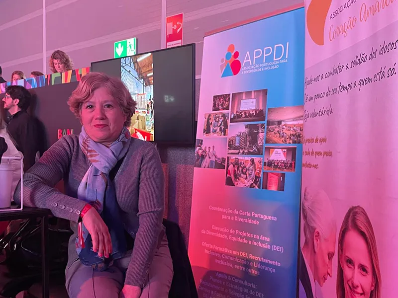 foto de voluntaria