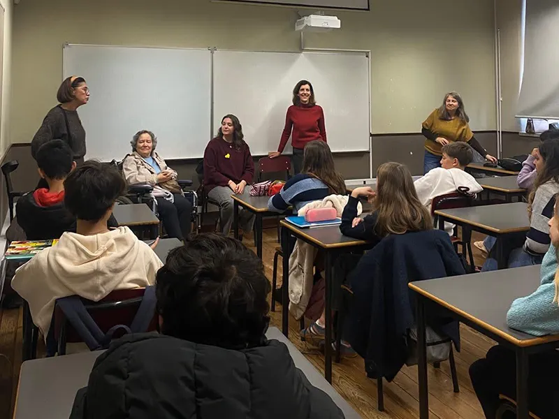 sala de aula de uma escola