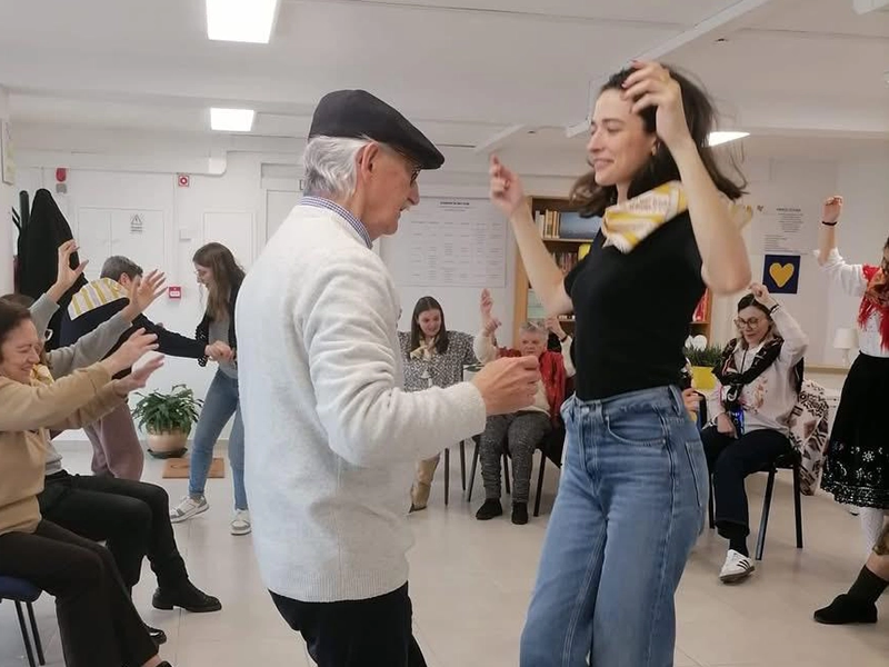 danca com os utentes