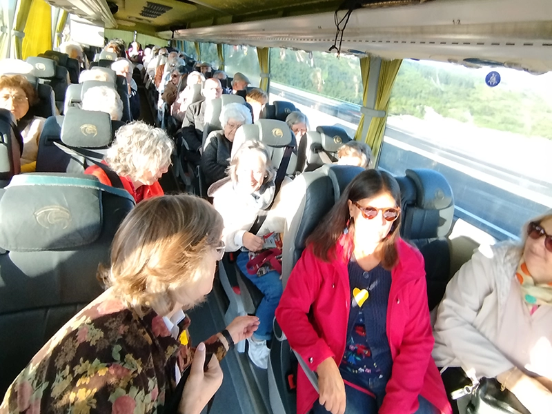passeio de autocarro